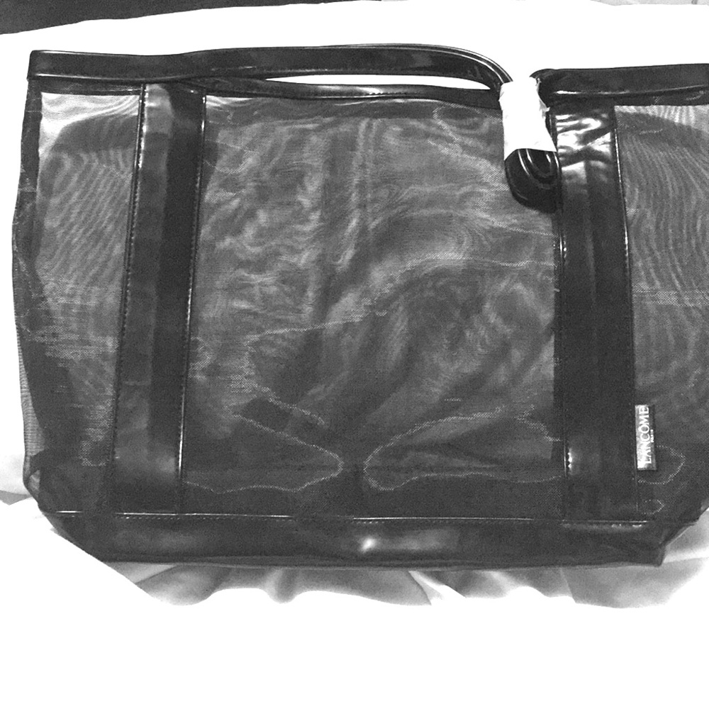 LANCÔME sheer beach tote bag
